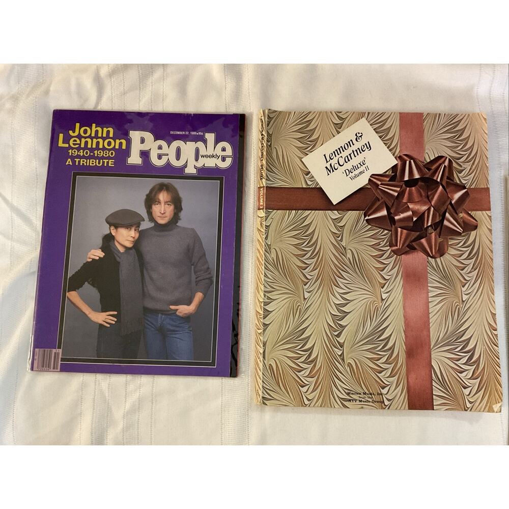 PEOPLE MAGAZINE JOHN LENNON TRIBUTE &LENNON & MCCARTNEY DELUXE MUSIC VOL 2